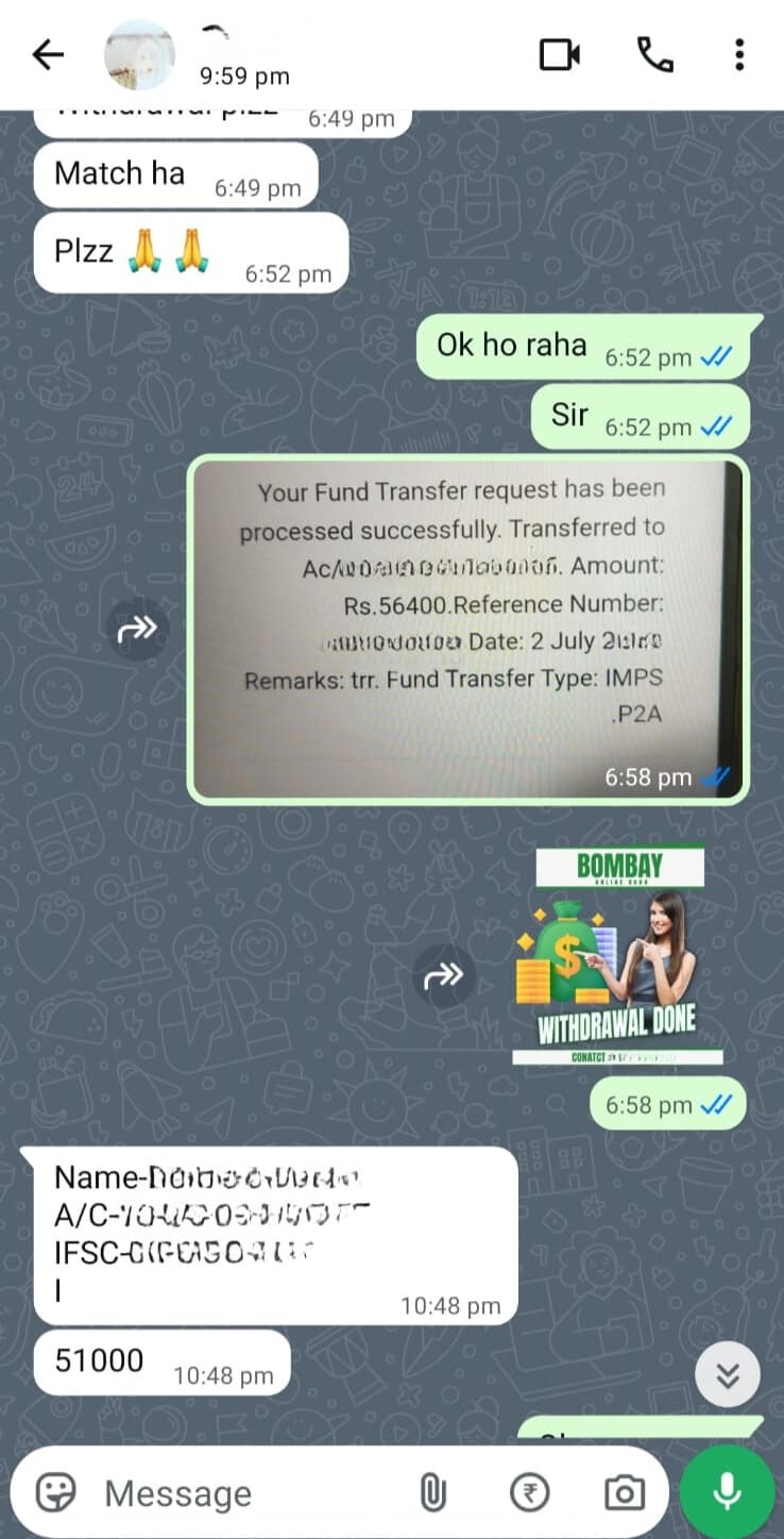 Cricket betting winning proof screenshot 15