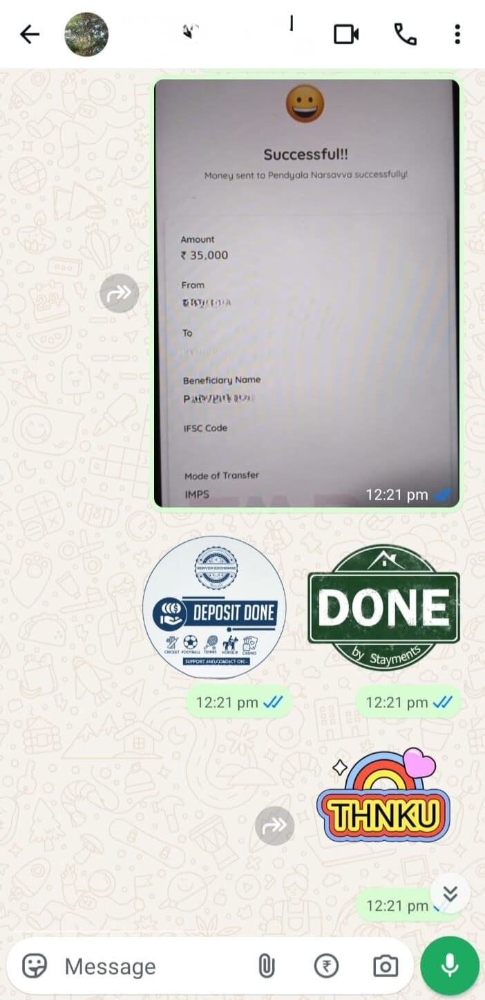 Cricket betting winning proof screenshot 19